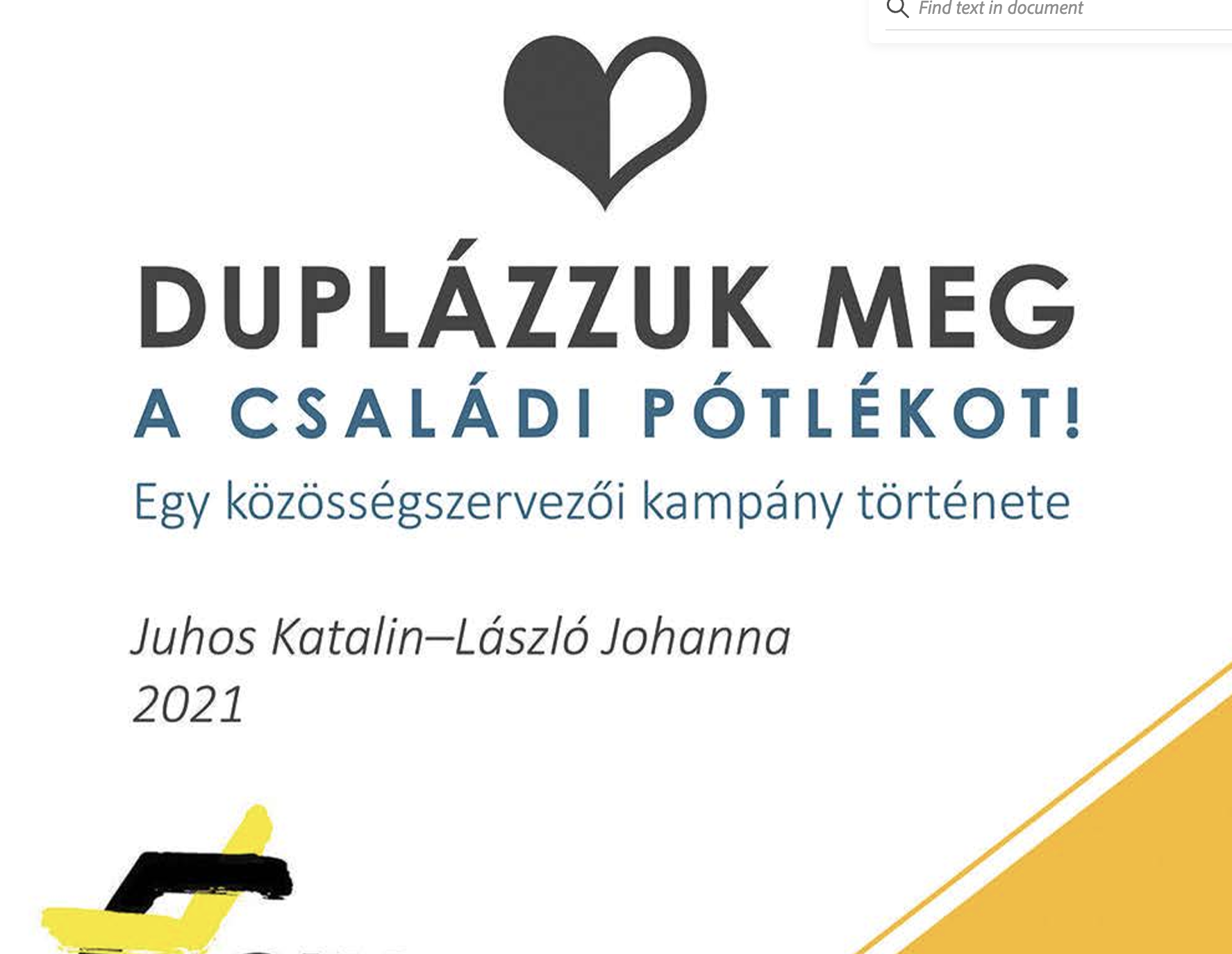 Egy közösségszervező kampány története