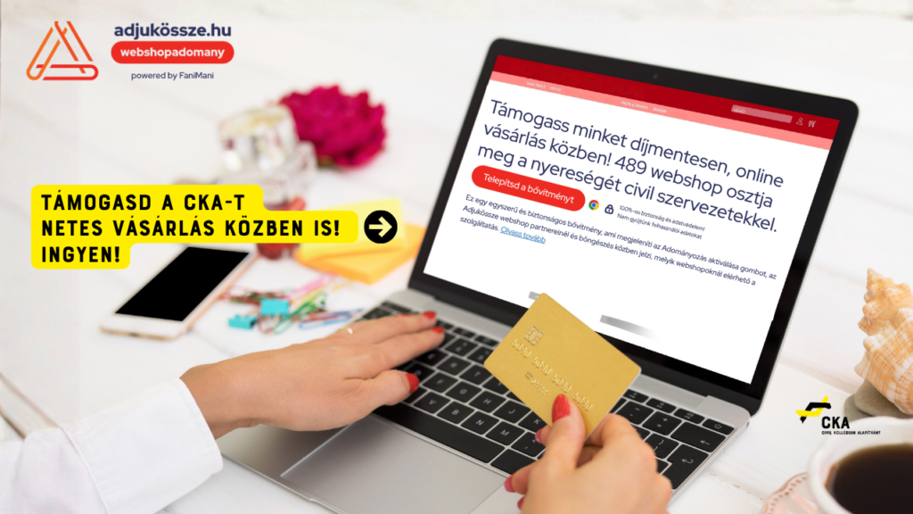 webshop adomány